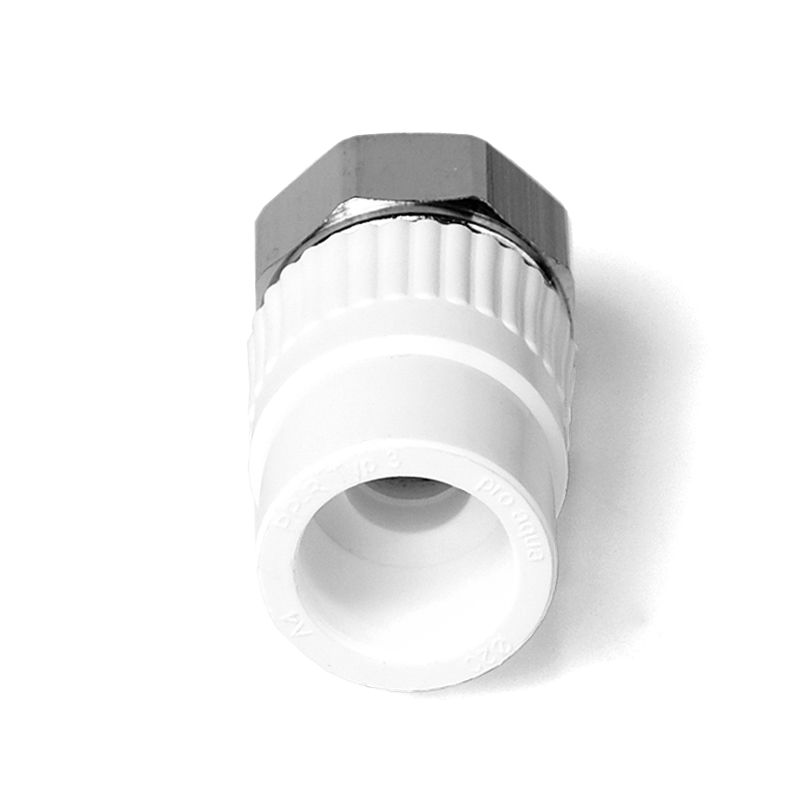 Евроконус (Муфта с накидной гайкой) полипропиленовый Белый 20x3/4 PRO AQUA PA75010P
