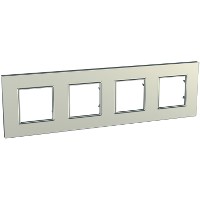 Unica-Quadro Рамка 4 поста титан Schneider Electric MGU6.708.57