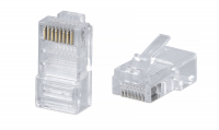 Коннектор RJ-45 под витую пару категория 5e неэкранированный универсальный (100 шт в упак.) WRline WRLine WR-8P8C-C5E 505227