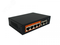 Коммутатор управляемый L2 с обл. упр. 4x100Мбит/с (RJ45 с PoE+) 2x100Мбит/с (RJ45) Uplink 52Вт Optimus CCTV U1IC-4F/2F В0000021203