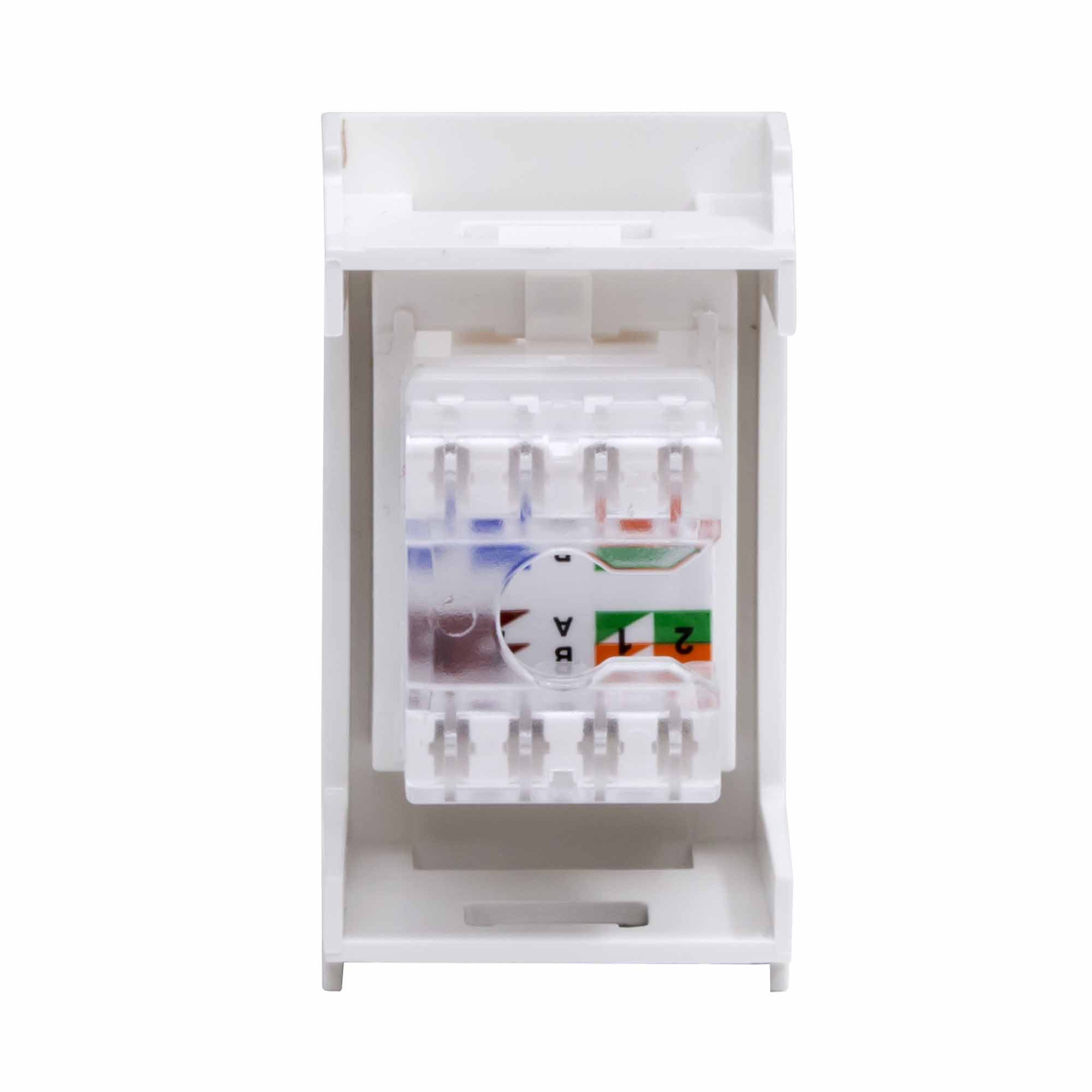 VIVA Розетка компьютерная RJ45 1 модуль категория 5е белая DKC 45038