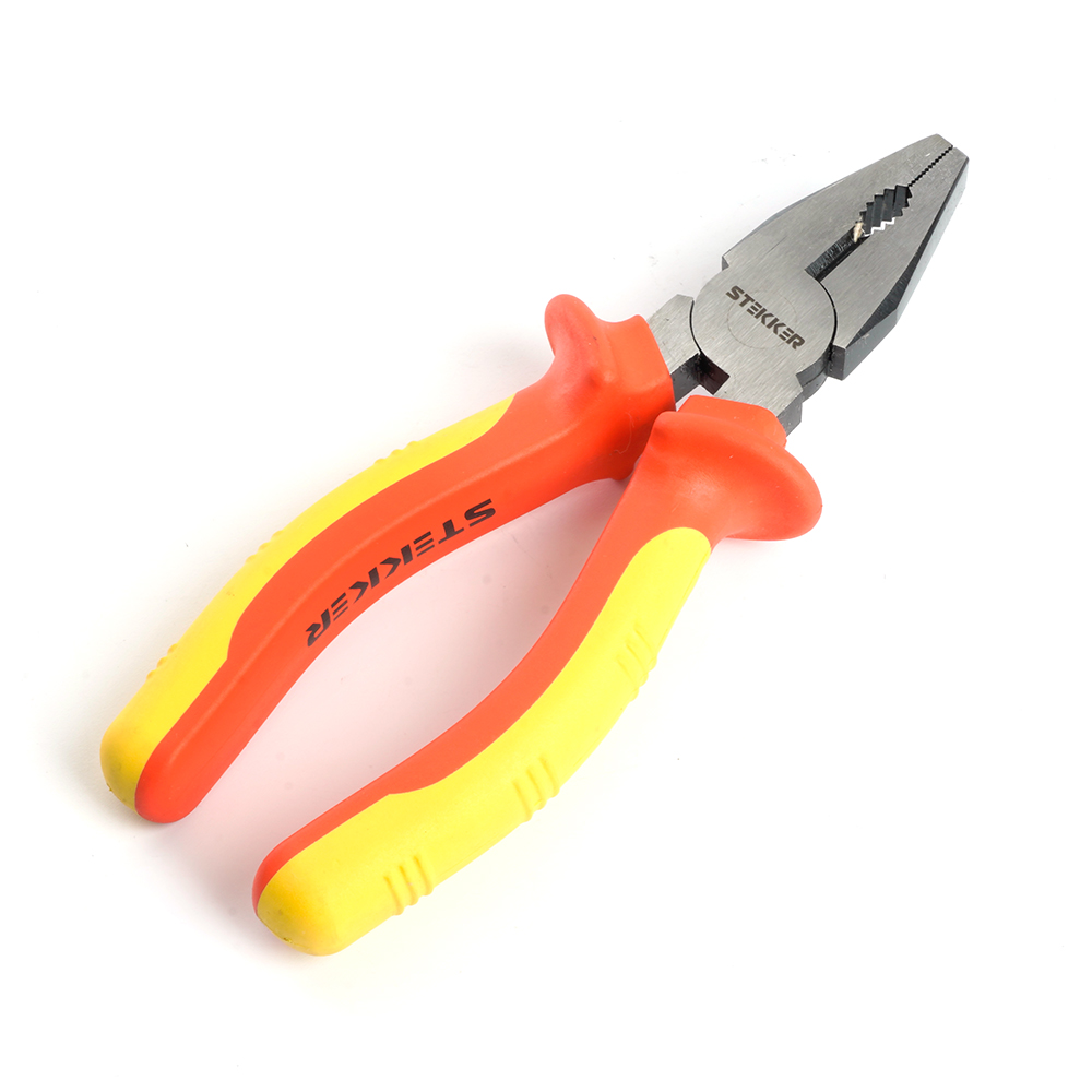Плоскогубцы комбинированные многофункциональные 160мм Cr-V STEKKER PLM-1-160-P 39779