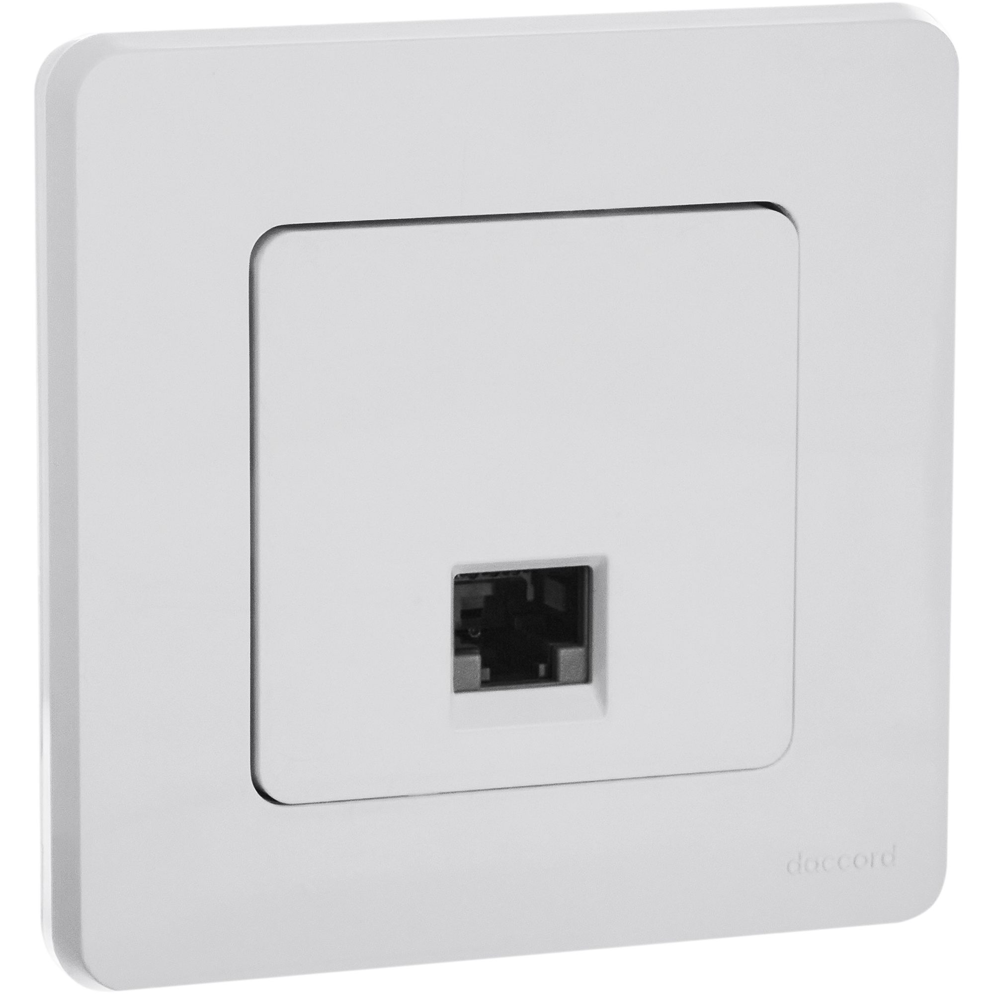 Розетка компьютерная RJ45 категория 6 UTP белый INSPIRIA IEK 673830