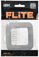 FLITE ARTISTIC Рамка 1-местная РУ-1-А-ФлА алюминий IEK FI-M12-31-20-K47