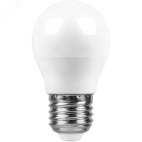 Лампа светодиодная LED 13вт Е27 дневной матовый шар SAFFIT SBG4513 55162