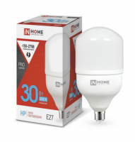 Лампа светодиодная LED-HP-PRO 30Вт 230В Е27 6500К 2850Лм IN HOME IN-HOME 4690612031088