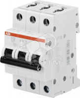 Выключатель автоматический трехполюсный 50А С S203 6кА ABB 2CDS253001R0504