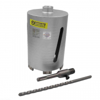 Коронка алмазная по бетону 112х150 мм Hilberg Laser Deep Drill HD311