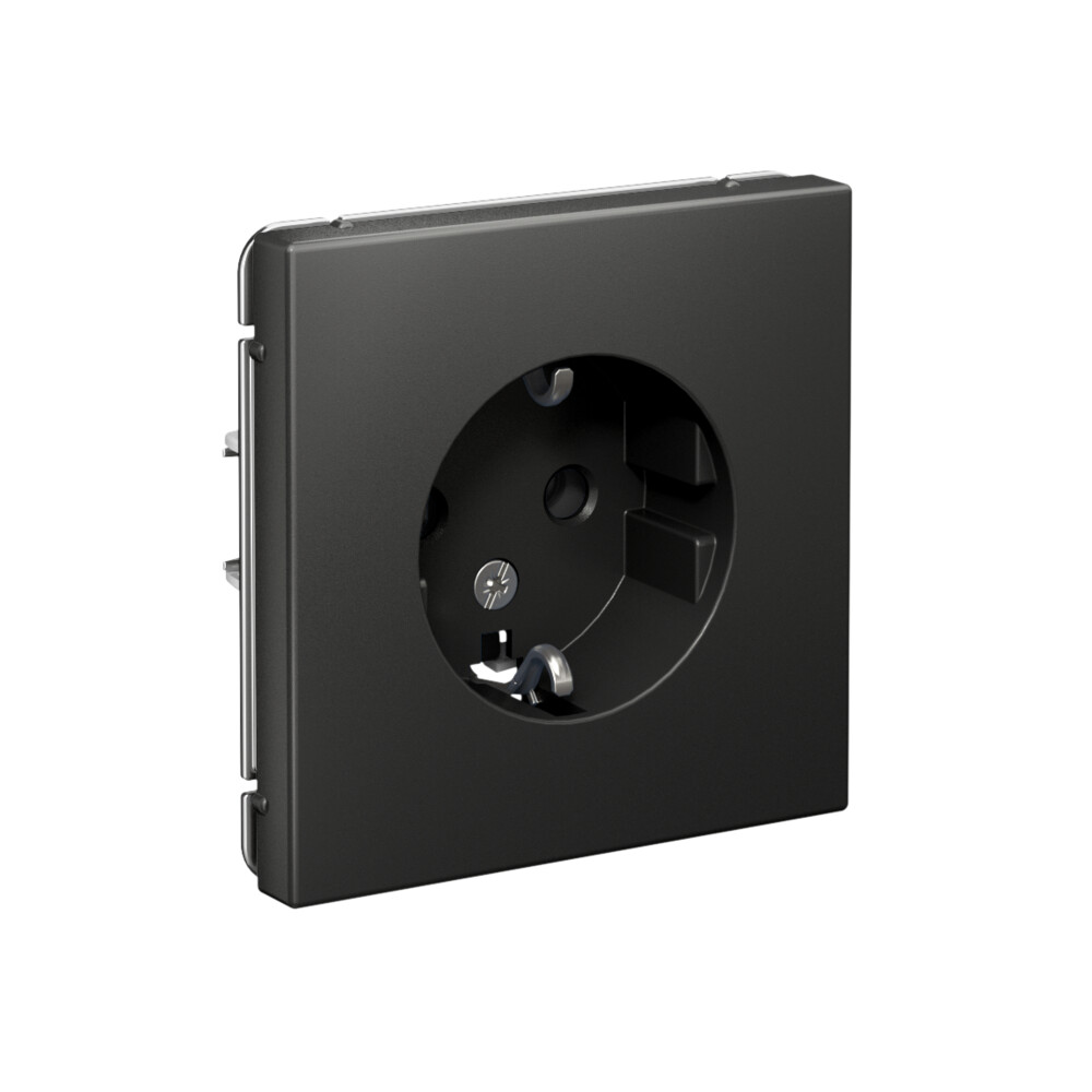 ARTGALLERY розетка с заземлением, 16А, механизм, базальт Systeme Electric GAL001443