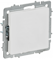 BRITE Заглушка с суппортом МЗ10-БрАБ арктический белый IEK BR-PL10-K91