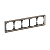 ARTGALLERY PURE 5-постовая РАМКА, ОРГАНИЧЕСКОЕ СТЕКЛО МОККО Systeme Electric GAL320605