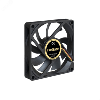 Вентилятор для корпуса 12В DC, 60x60x15 мм, 3pin, 3500RPM, 24dBA, подшипник скольжения ExeGate EX281212RUS