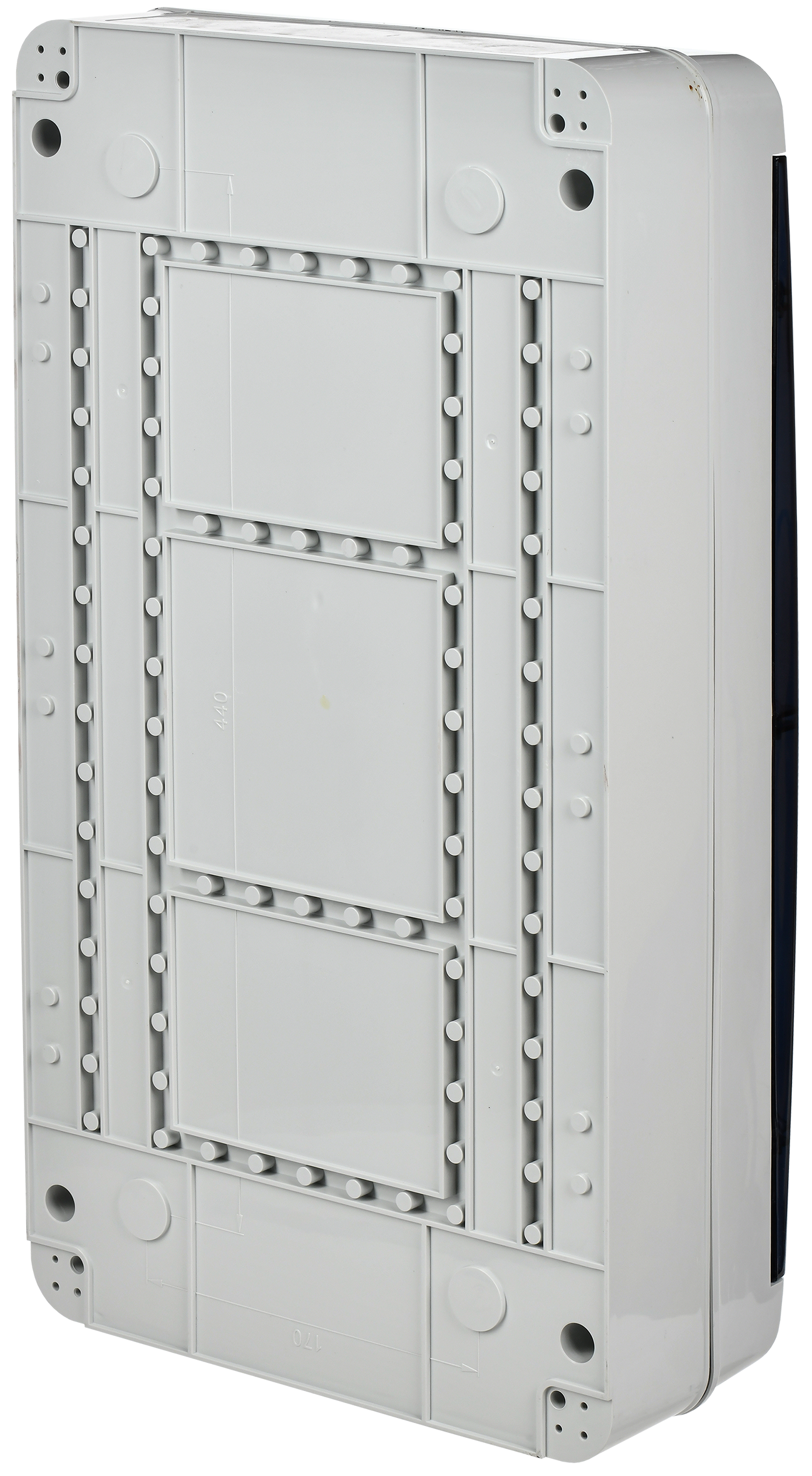 TEKFOR Корпус пластиковый навесной КМПн-36 IP65 черная прозрачная дверь IEK TF5-KP72-N-36-65-K03-K02