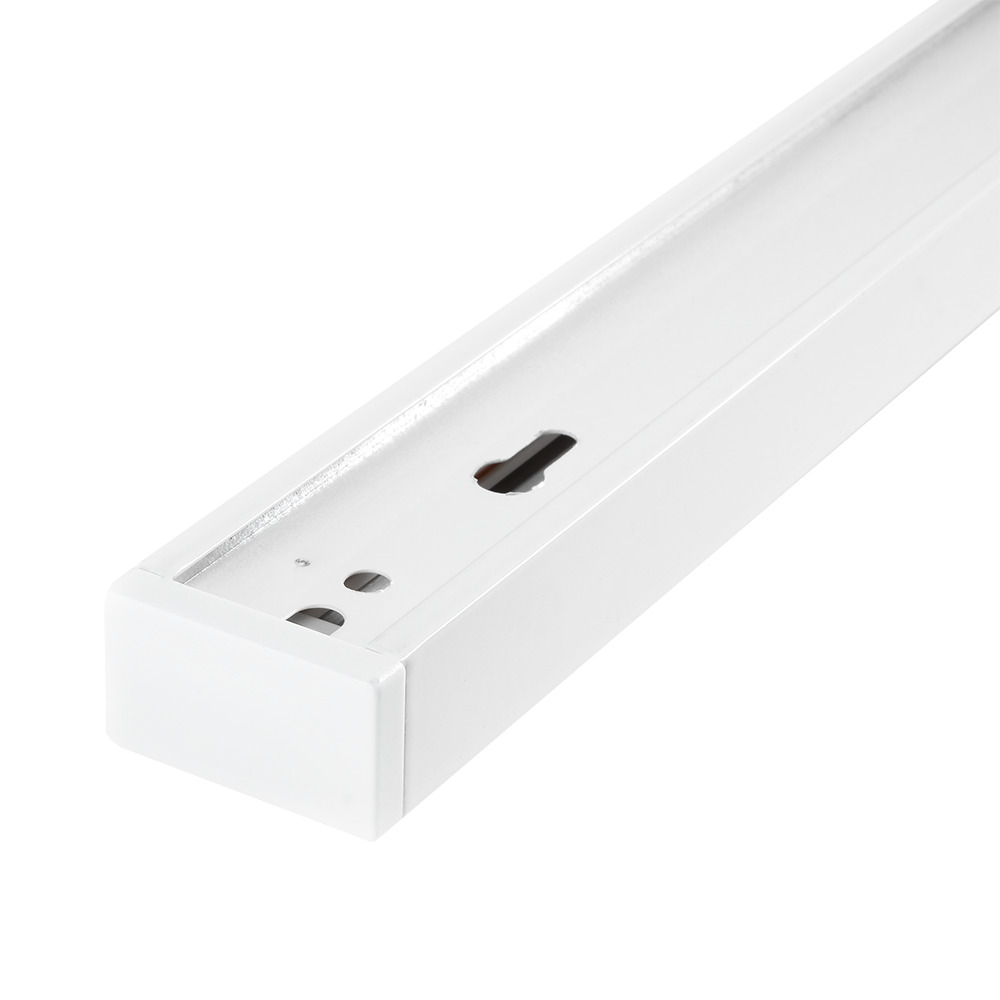 Шинопровод белый 2м  PTR 2M-WH  с токоподводом и  заглушкой Jazzway JazzWay 5010727