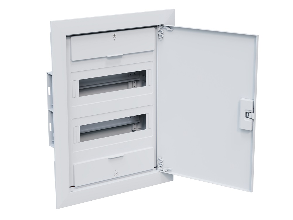 Щит  ЩРВ-п-24 белый с белой дверью IP40 OptiBox PRO КЭАЗ 379799