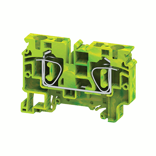 Клемма заземляющая 10 кв.мм пружинная OptiClip CXG-10-PE-(0,2-10) КЭАЗ 289762