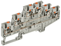 Колодка клеммная CP-ML 3 ур. 2,5мм2 серая IEK YCT23-00-3-K03-002