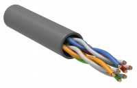 Витая пара U/UTP кат.5E 4 пары PVC серый GENERICA Generica BC1-C5E04-111-100-G
