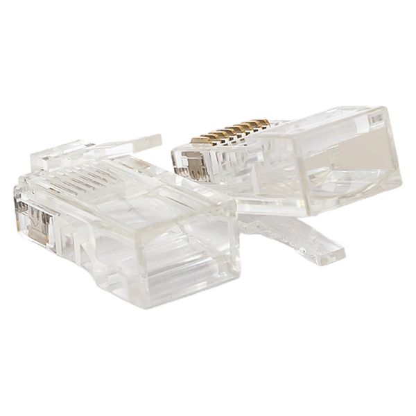 Коннектор RJ-45 TERACOM неэкранированный 8P8C Cat.5E универсальный (упак.50шт) EKF TRC-PLUG-5EUTP-50