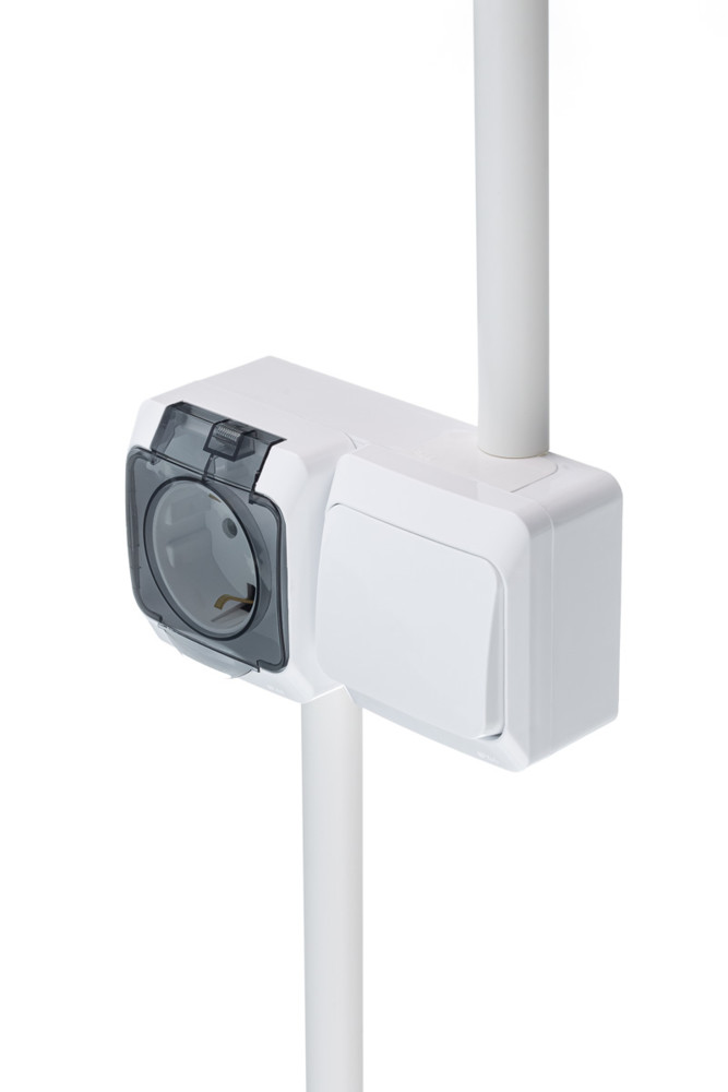 Кабель-канал MultiSet 20x12х2000 мм арочной формы ПВХ Белый Systeme Electric IMT20120WH