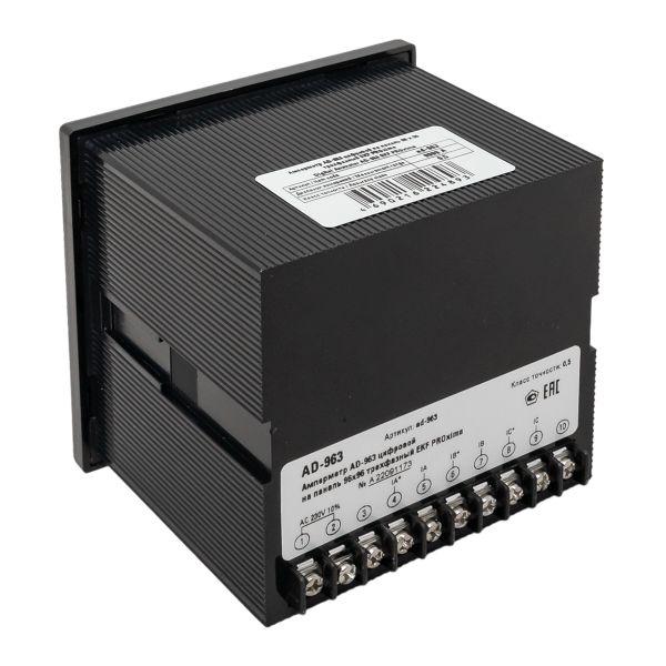 Амперметр AD-963 цифровой на панель (96х96) трехфазный EKF PROxima ad-963