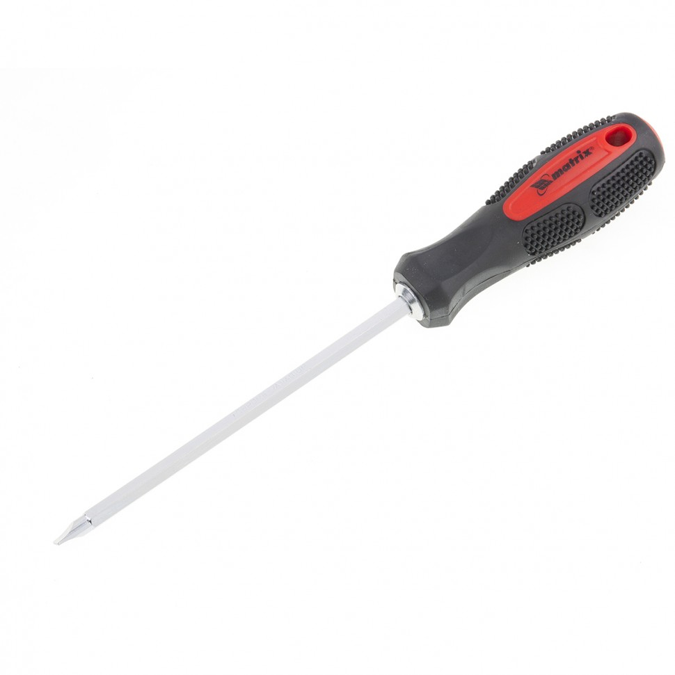 Отвертка Anti-Slip комбинированная SL6,0 / PH2, CrV, 2к рукоятка Matrix 12290