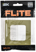FLITE CLASSIC Рамка 1-местная РУ-1-К-ФлО оливковый IEK FI-M12-32-20-K26