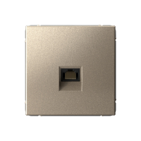 ARTGALLERY РОЗЕТКА компьютерная RJ45, кат. 5е, механизм, ШАМПАНЬ Systeme Electric GAL000583