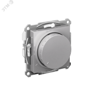 ATLASDESIGN СВЕТОРЕГУЛЯТОР (диммер) повор-нажим, LED, RC, 400Вт, мех., АЛЮМИНИЙ Systeme Electric ATN000323