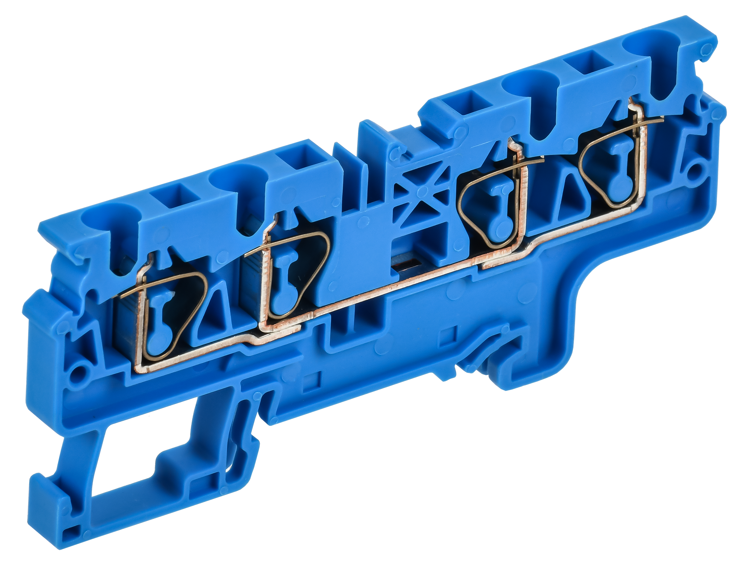 ARMAFIX Клемма пружинная CX4-4 BU 4мм2 четырехконтактная синяя IEK AF-CT40-00-4-K07-004