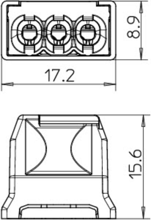 Клемма OBO пружинная 3x2.5 мм2 OBO Bettermann 61 325 LGR 2054485