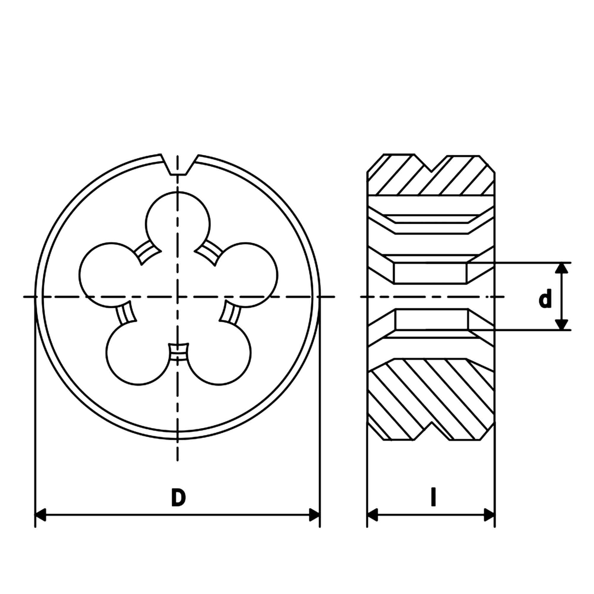 Набор метчиков 2шт М12х1,75 115CrV3 Bucovice Tools 110120