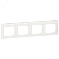 Рамка 4-местная белый VALENA DIY IEK 694255