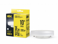 Лампа светодиодная T75 таблетка 10Вт 230В 4000К GX53 IEK LLE-T80-10-230-40-GX53