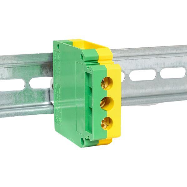 Клеммная колодка винтовая 35 UT земля EKF scr-ut-35-pe