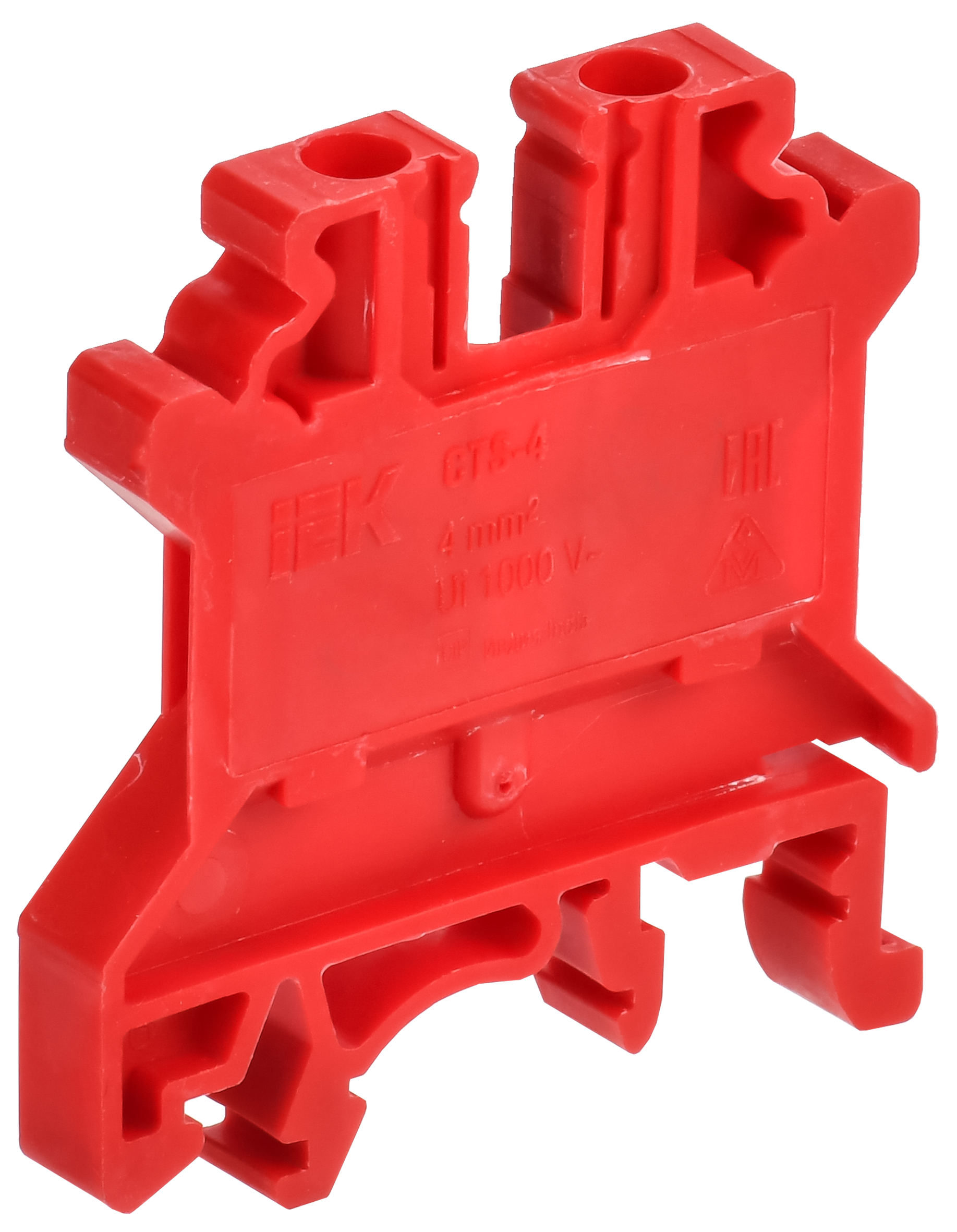 ARMAFIX Клемма винтовая CTS 4мм2 красная IEK AF-CT10-00-K04-004
