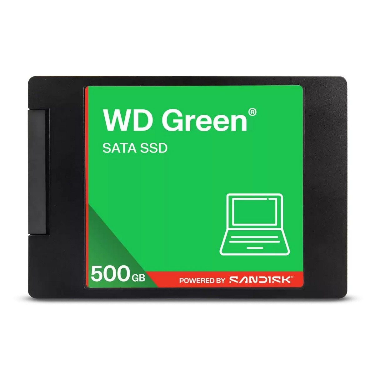 Накопитель SSD 2.5'' 500ГБ Green, SATAIII, 3D NAND TLC, 545/510 МБ/с Western Digital WDS500G5G0A 226175