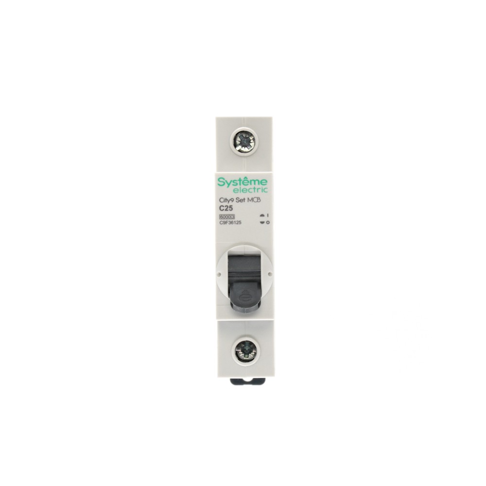 Выключатель автоматический однополюсный (АВ) С 25А 1P 6kA 230В City9 Set Systeme Electric C9F36125