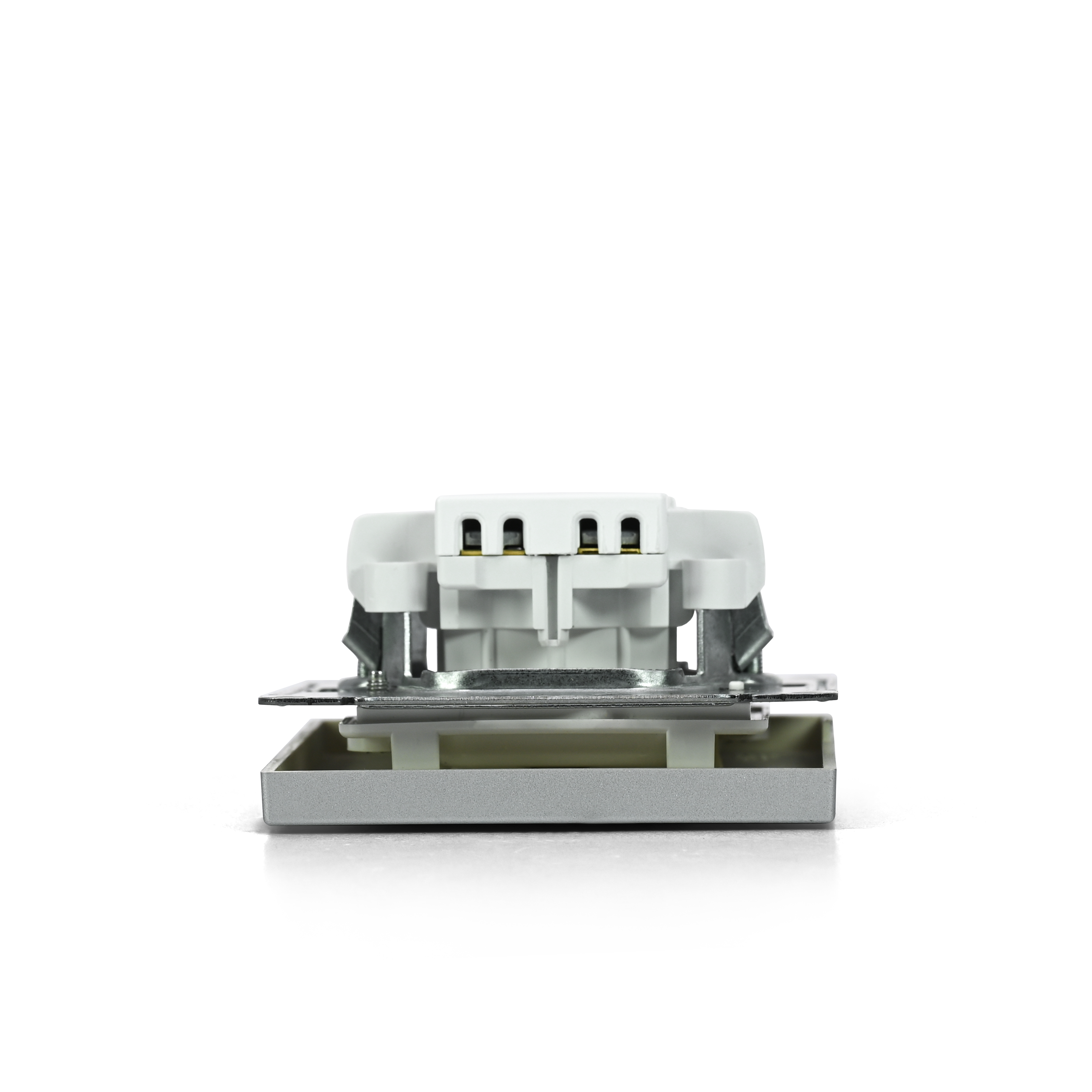 ARTGALLERY 1-клавишный переключатель IP44, 10АХ, механизм, алюминий Systeme Electric GAL440361