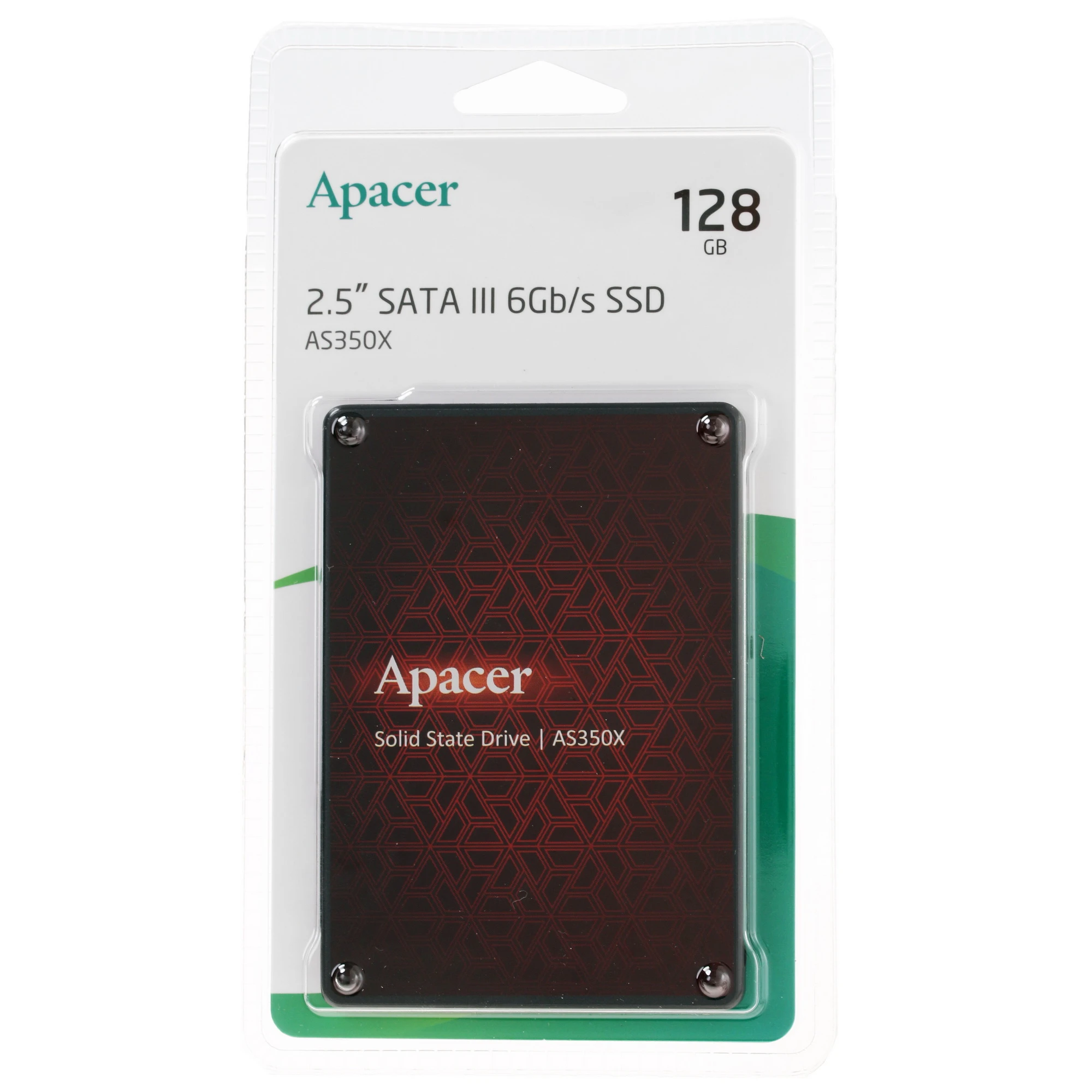 Накопитель SSD 2.5'' 128 ГБ AS340X, SATAIII, 3D NAND TLC, 550/520 Мб/с Apacer AP128GAS350XR-1 76124