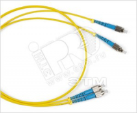 Патч-корд волоконно-оптический (шнур) SM 9/125 (OS2) FC/UPC-FC/UPC duple* LSZH 1 м Hyperline 28039