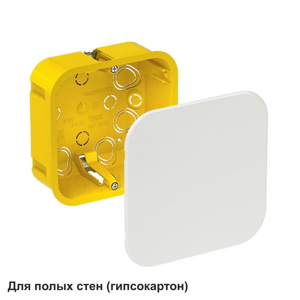 Коробка распределительная для полых стен 100x100x50 DIY Systeme Electric IMT351611