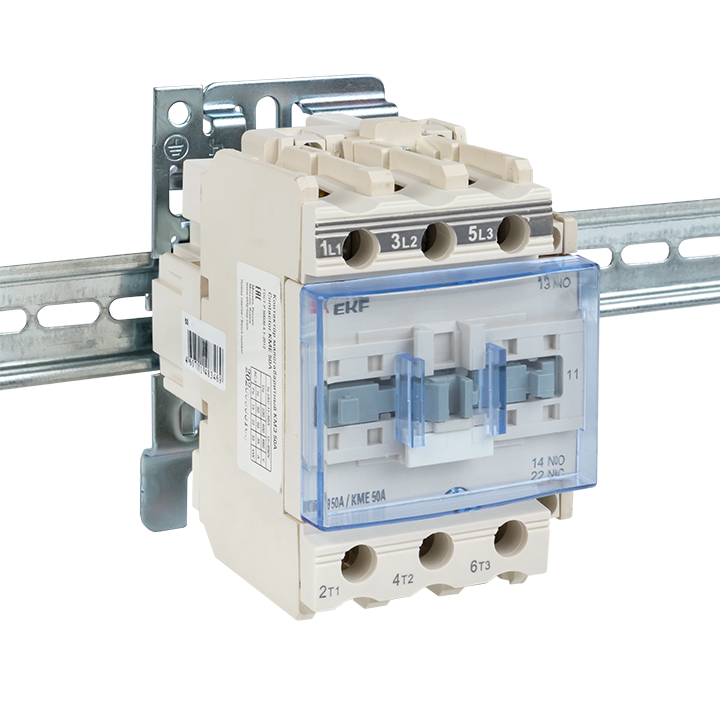 Пускатель магнитный КМЭ 50А катушка управления 380В АС малогабаритный 1NO 1NC EKF ctr-s-50-380