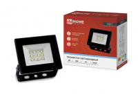 Прожектор светодиодный СДО-7 20Вт 6500К IP65 черный IN HOME IN-HOME 4690612034614