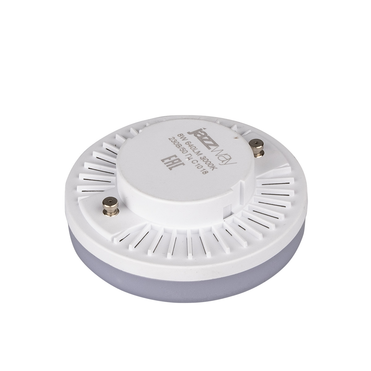 Лампа светодиодная LED 8вт GX53 теплый белый JazzWay 2855374