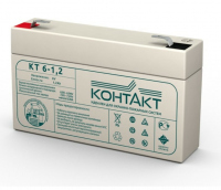 Аккумулятор КТ 6-1,2 6В 1.2Ач Контакт АКБ КТ 6-1.2 Б0009663