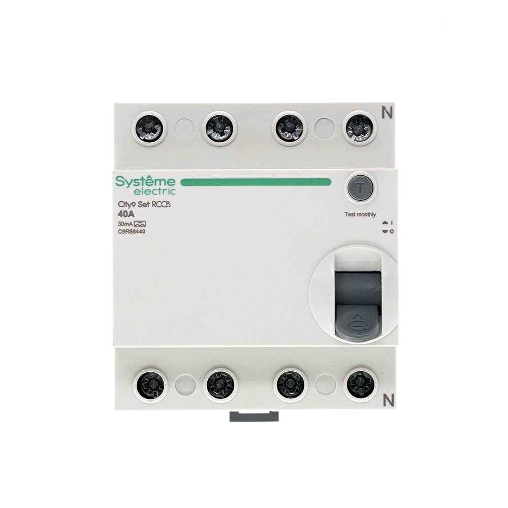 Выключатель дифференциального тока (ВДТ) 40А 4P 30мА Тип-A 400В City9 Set Systeme Electric C9R68440