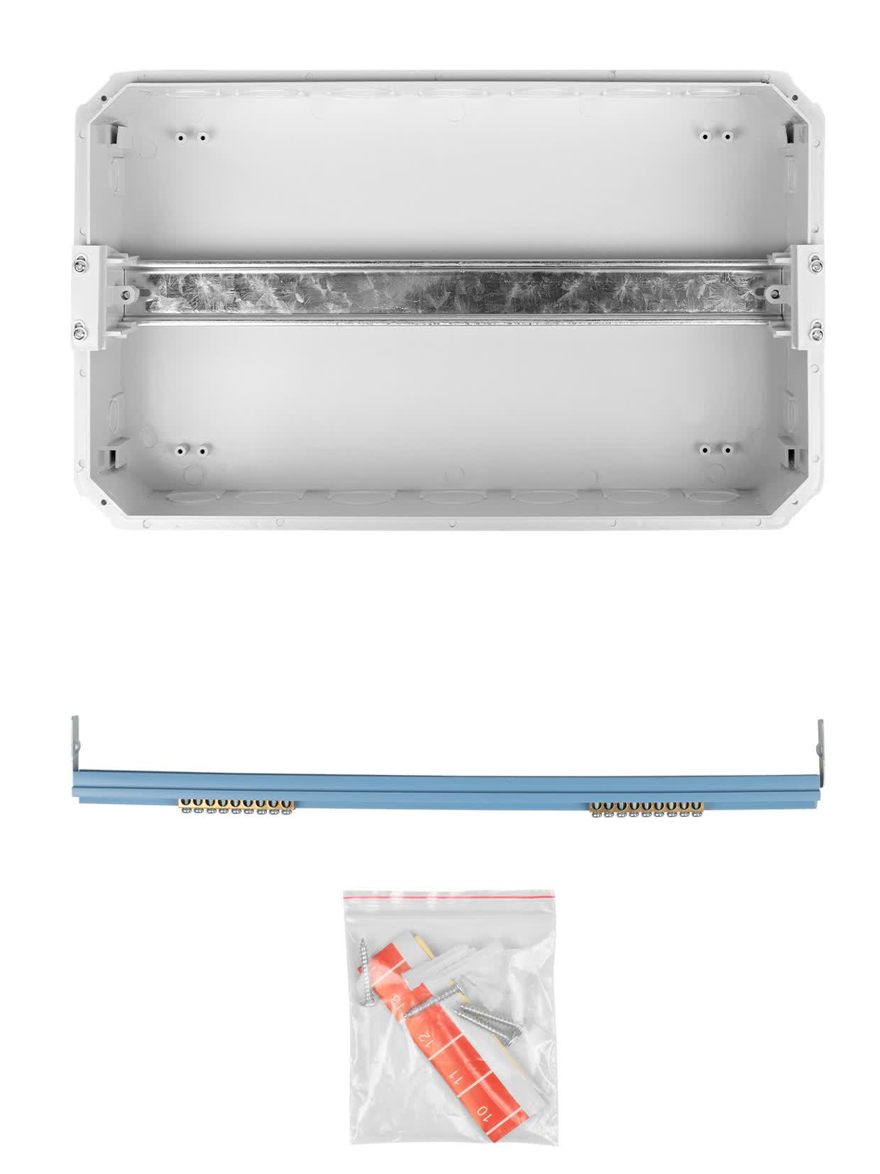 Бокс ЩРВ-П-18модулей встраиваемый пластик IP41 TDM ELECTRIC SQ0902-0005