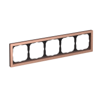 ARTGALLERY PURE 5-постовая РАМКА, МЕТАЛЛ МЕДЬ Systeme Electric GAL312505