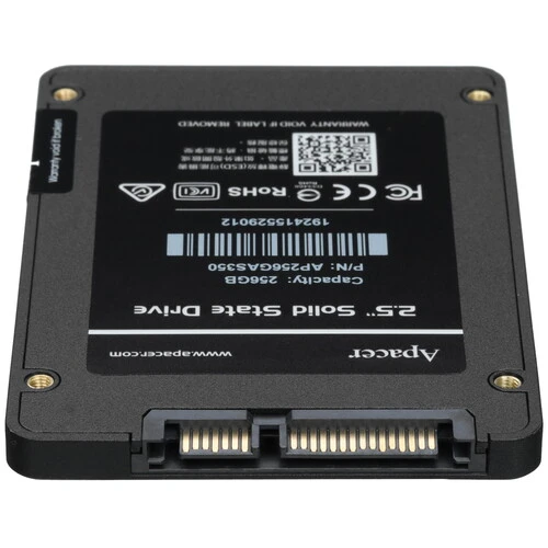 Накопитель SSD 2.5'' 256 ГБ AS350 PANTHER, SATA   III, 3D NAND TLC, 560/540 Мб/с Apacer AP256GAS350-1 75733